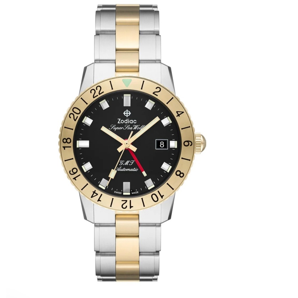 Zodiac Z09406 Super Sea Wolf GMT Automatic two-tone Stainless Steel Watch
